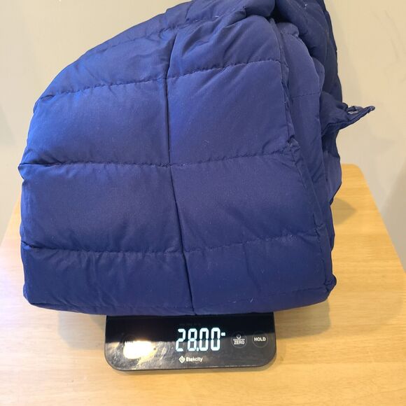 Moncler Womens Garbet Goose Down Jacket Size 1 Navy Blue Puffer Coat Designer - Picture 14 of 14